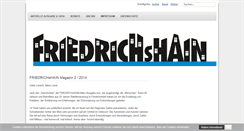 Desktop Screenshot of friedrichshain-magazin.de